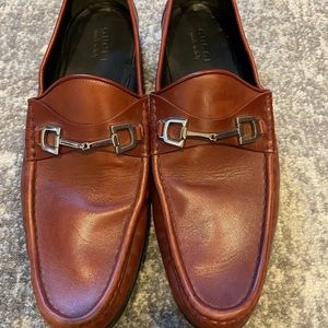 Authentic Men’s Gucci Horse Bit Loafer Shoes